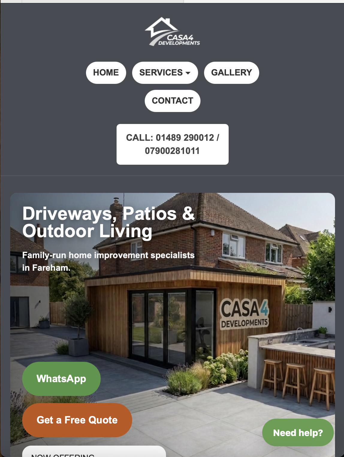 Website build sample 2